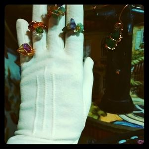 Crystal and Copper handmade jewelry ❤️